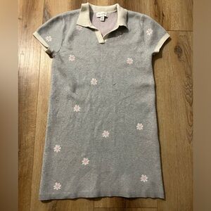 Gray girls sweater dress